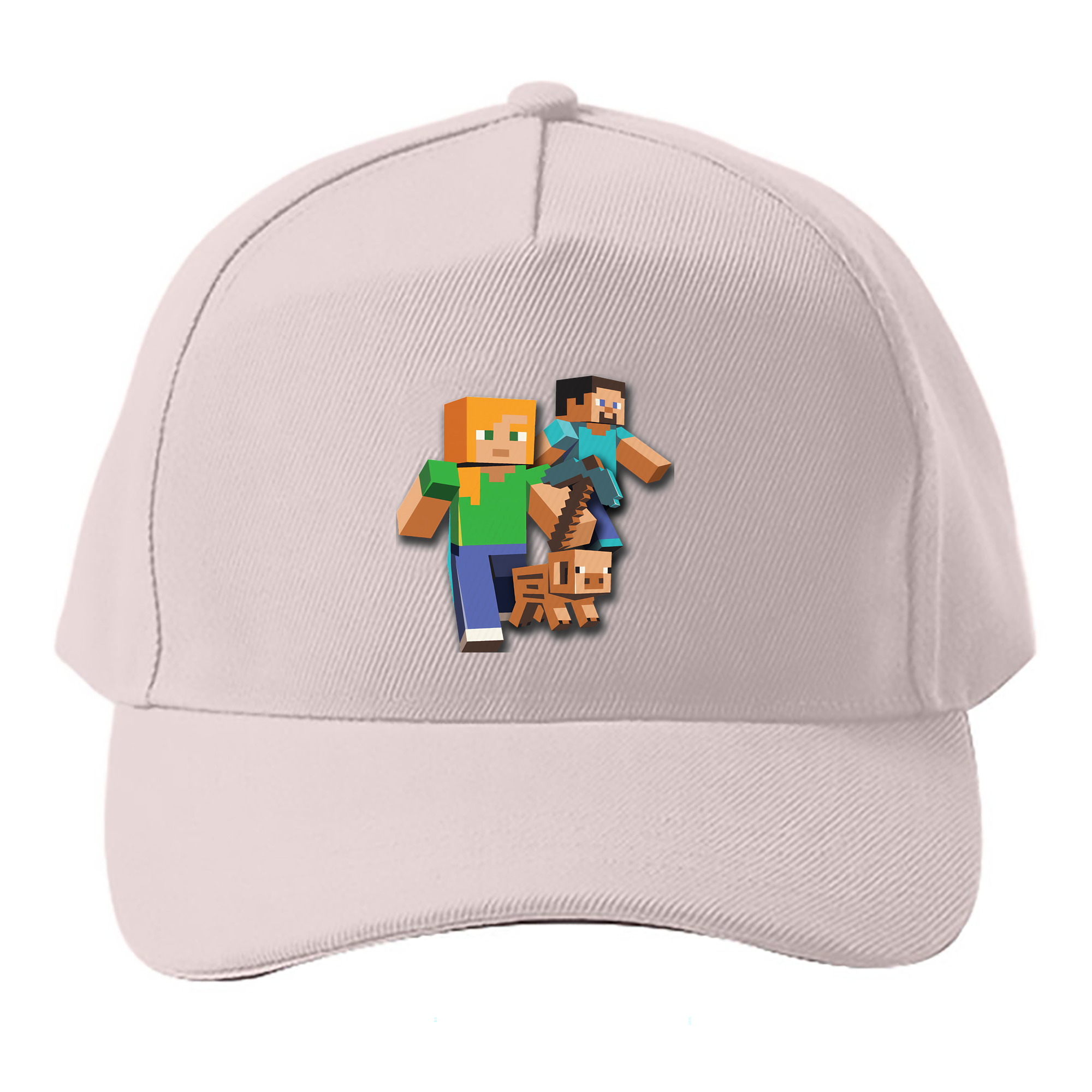 （画像用） マインクラフト ブロックの世界 Minecraft MC Block world ベースボールキャップ 綿100％ 男女兼用 帽子 スポーツ